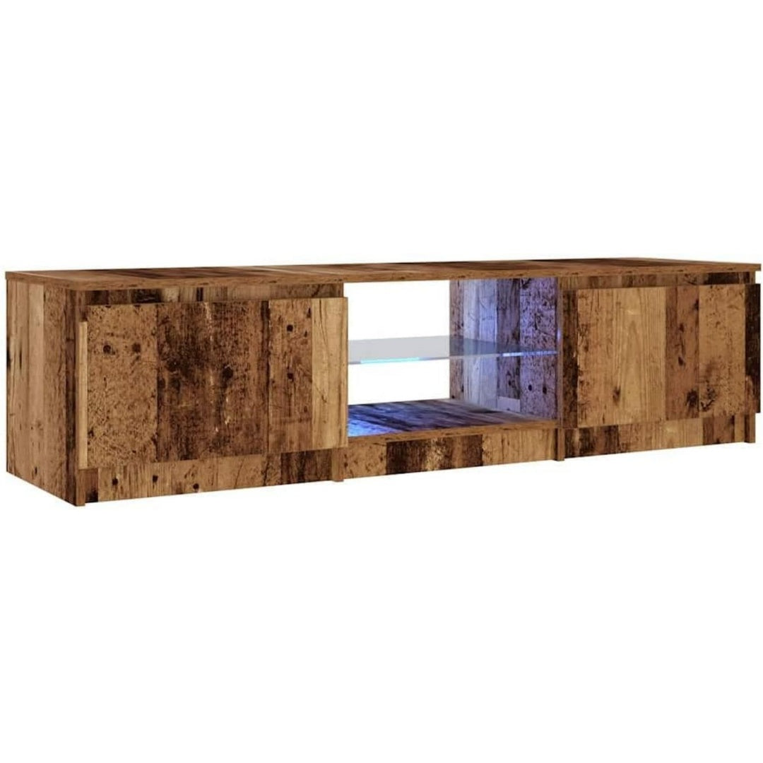 Allure contemporaine marron meuble TV en bois