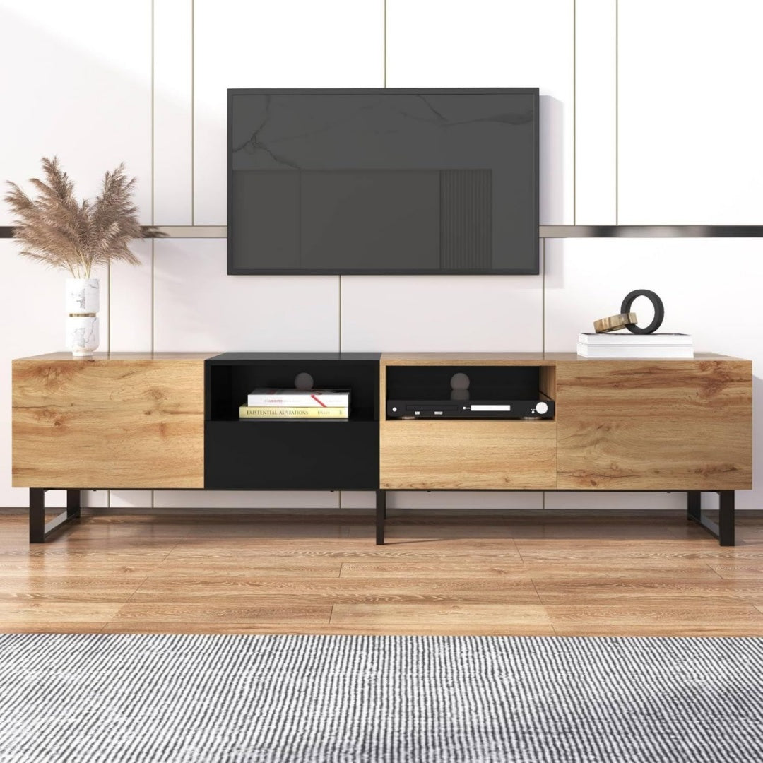 Support sur pied design moderne gris