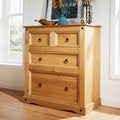 Rustique chiffonnier marron caractere boheme