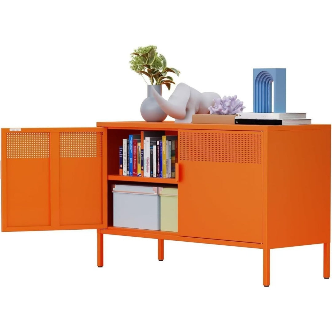 Armoire orange 40 x 100 x 64 cm