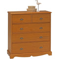 Commode marron en metal 42 x 96 x 97.5 cm