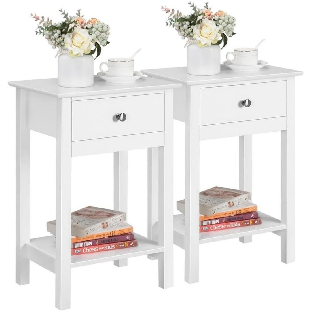 Table de chevet gris clair moderne