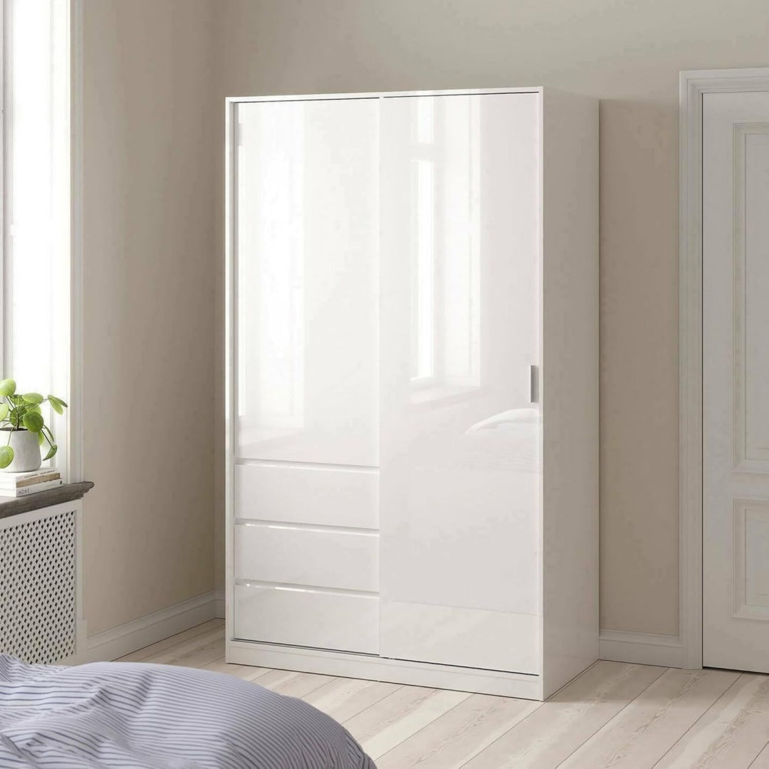 Armoire 118 x 200 x 60 cm en panneau de particules