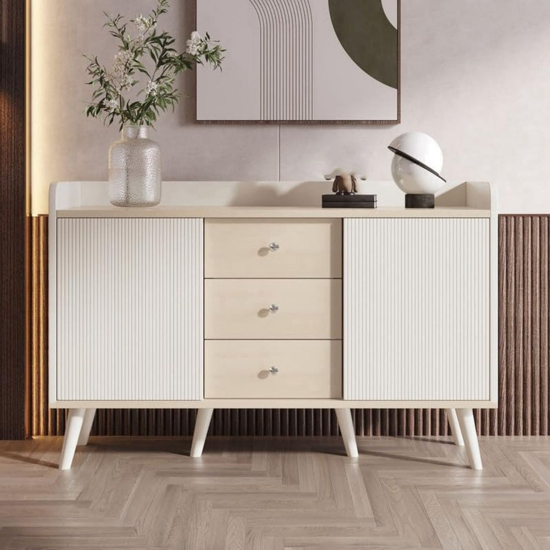 Buffet en bois massif et MDF