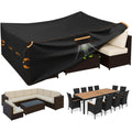 Petit salon de jardin avec un format pliable et gain de place et des etageres reglables en hauteur