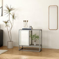 Commode tendance contemporaine gris clair