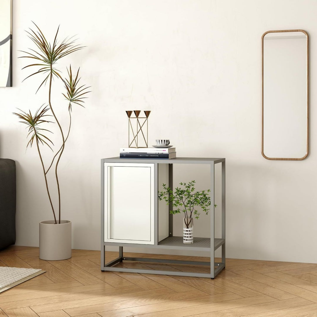 Commode tendance contemporaine gris clair