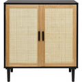 Intemporel, vaisselier creme en bois multifonctionnel