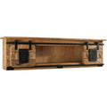 etagere elegante style industriel en bois massif