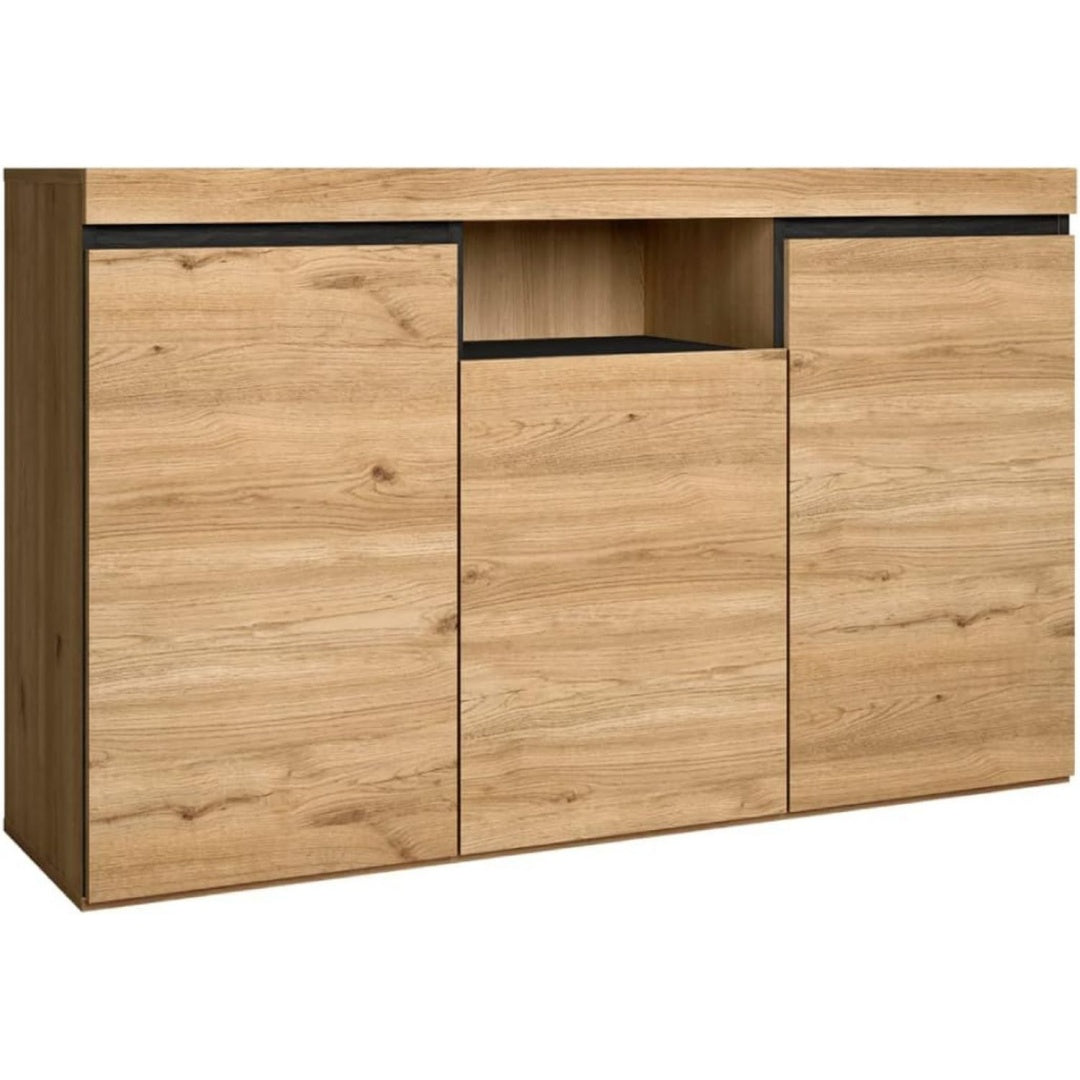 Marron buffet 140 x 40 x 81 cm, style scandinave bois