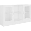 Vitrine contemporaine gris clair