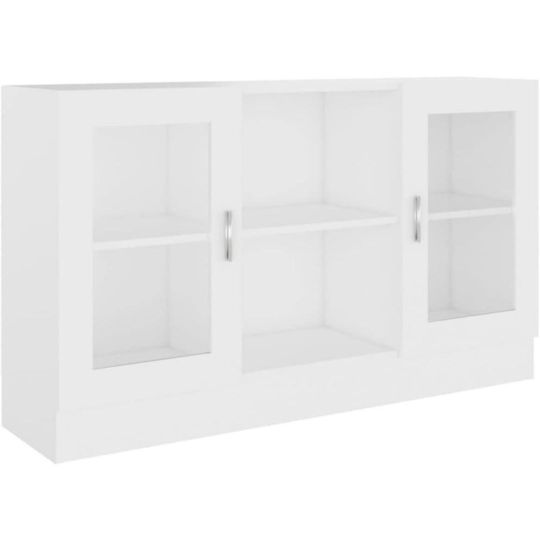 Vitrine contemporaine gris clair
