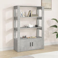 Buffet classique effet beton gris clair 80 x 30 x 119.5 cm