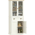 Rangement gris clair portes vitrees, enfilade a 2 portes 1 tiroir