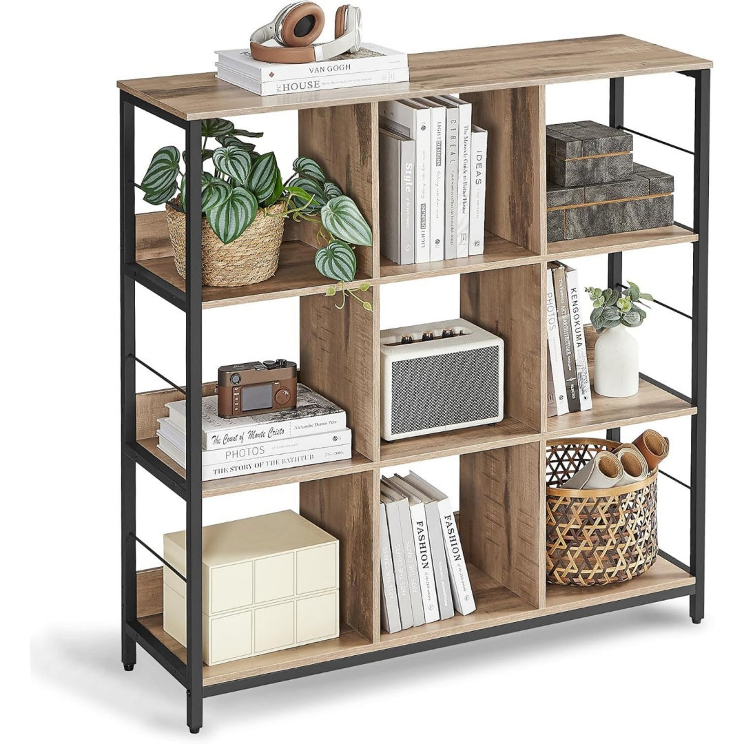 Assemblage en metal, rayonnage gris en metal